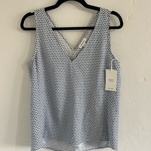 NWT Nordstrom Women's Sleeveless V-Neck Top - Sz. Small